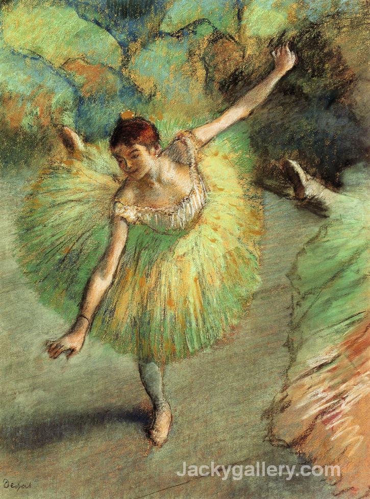 Dancer Tilting by Edgar Degas paintings reproduction